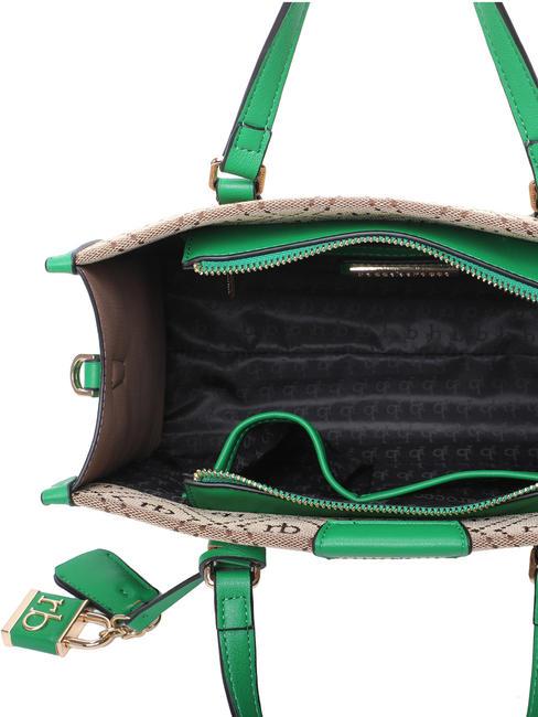 FRIDA  Bolso de mano, con bandolera verde - Bolsos Mujer