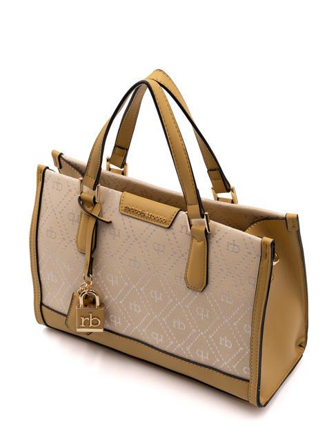 FRIDA  Bolso de mano, con bandolera mostaza - Bolsos Mujer