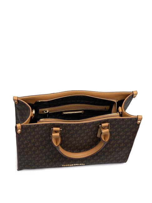 MONOGRAM Logo Bolso de mano, con bandolera marrón - Bolsos Mujer