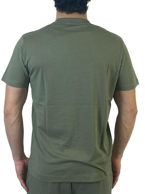 RACHED Camiseta de algod&oacute;n liquen verde - camiseta