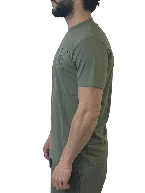 RACHED Camiseta de algod&oacute;n liquen verde - camiseta