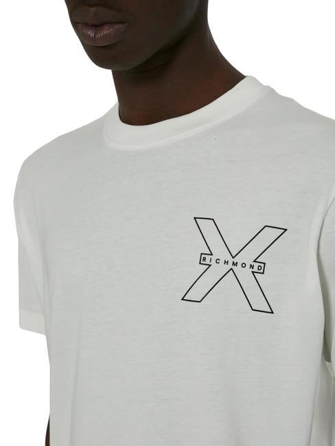 RACHED Camiseta de algodón blanquecino - camiseta