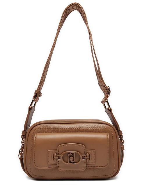 PAKUNA Mini bolso de hombro almendra - Bolsos Mujer