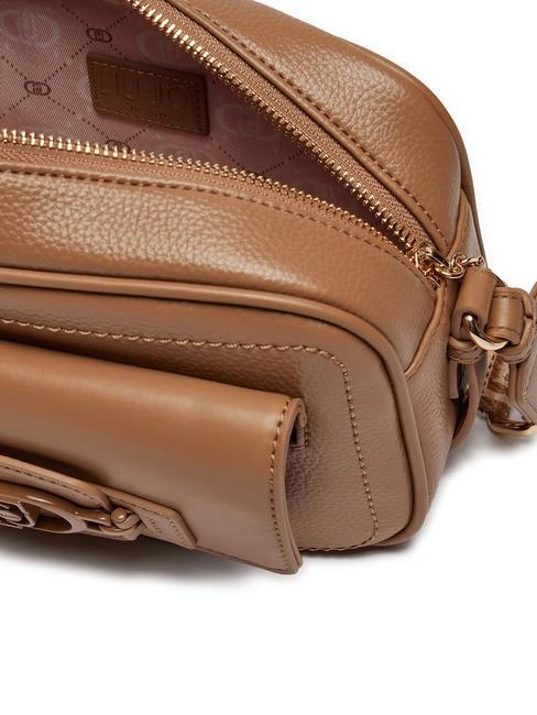 PAKUNA Mini bolso de hombro almendra - Bolsos Mujer