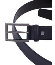 PIQUADRO MODUS RESTYLING Cinturón de cuero azul - Cinturones - 2