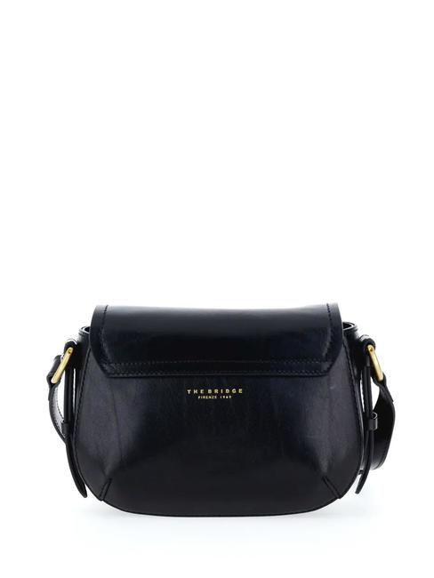 FEDERICA  Mini bolso bandolera, en piel. Oro negro - Trolley R&iacute;gidos