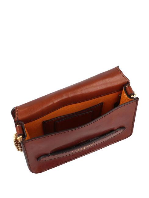 LUCREZIA Mini bolso de hombro/bandolera BROWN - Bolsos Mujer