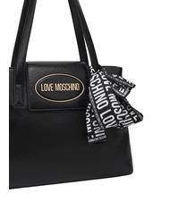 LOVE MOSCHINO FOULARD Bolsa de la compra negro - Bolsos Mujer - 3