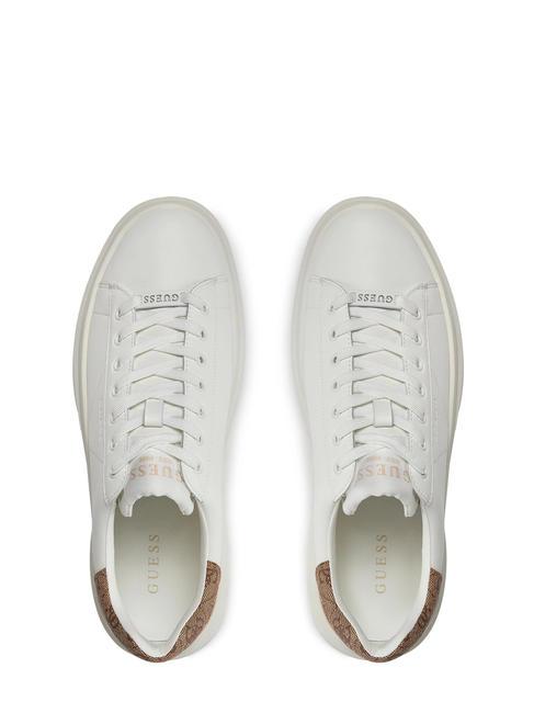 ELBA  Zapatillas ocre marr&oacute;n blanco - Zapatos Hombre