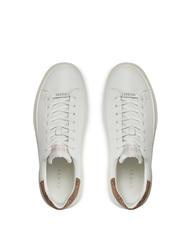 GUESS ELBA  Zapatillas ocre marr&oacute;n blanco - Zapatos Hombre - 4