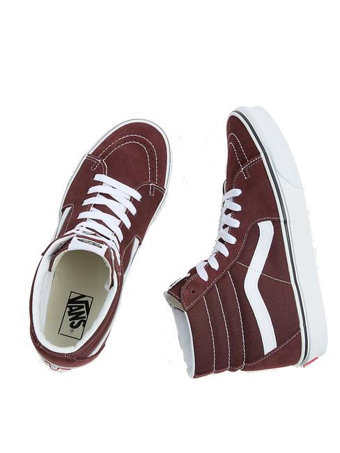 UA SK8-HI Zapatillas de piel teoría del color chocolate amargo - Zapatos unisex