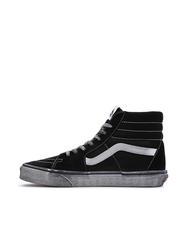 VANS UA SK8-HI Zapatillas de piel estresado blanco y negro - Zapatos unisex - 3