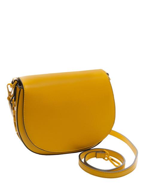 NINA  Mini bolso de hombro, con bandolera mostaza - Bolsos Mujer