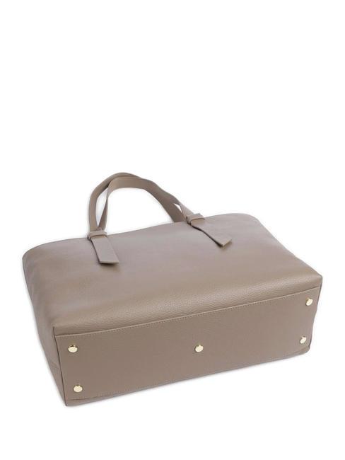 MALORY  Shopper de hombro, en piel. topo cálido - Bolsos Mujer