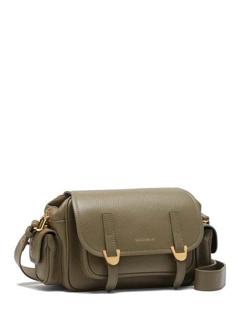 CAMPUS Mini bolso bandolera, en piel. verde laurel - Bolsos Mujer