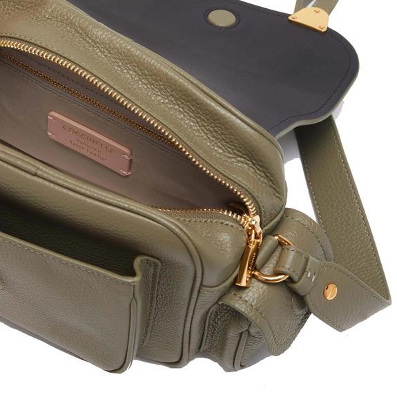 CAMPUS Mini bolso bandolera, en piel. verde laurel - Bolsos Mujer