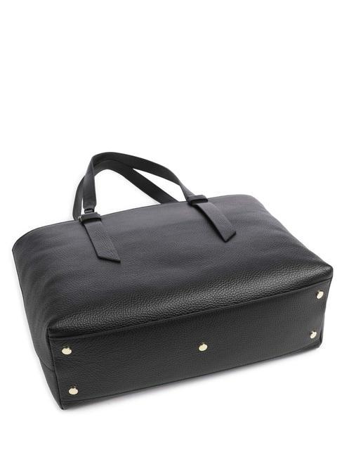 MALORY  Shopper de hombro, en piel. negro - Bolsos Mujer