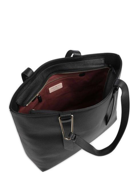 MALORY  Shopper de hombro, en piel. negro - Bolsos Mujer