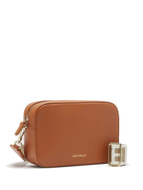 TEBE Bolso bandolera en piel texturizada cuero 2 - Bolsos Mujer