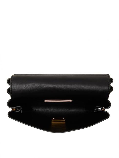 ARLETTIS Minibolso de piel con textura negro - Bolsos Mujer