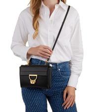 COCCINELLE ARLETTIS Minibolso de piel con textura negro - Bolsos Mujer - 4