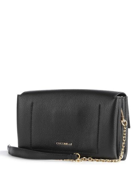 ARLETTIS  Mini bolso bandolera, en piel. negro - Bolsos Mujer