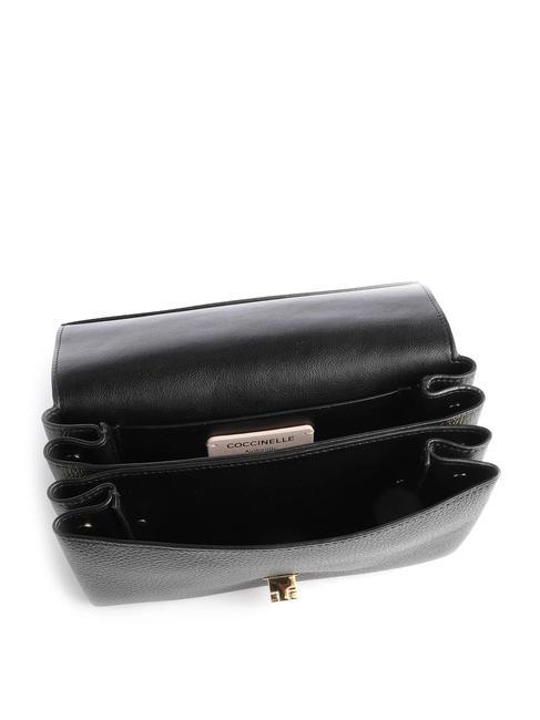 ARLETTIS  Mini bolso bandolera, en piel. negro - Bolsos Mujer
