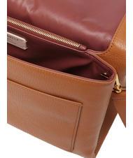 COCCINELLE DORIAN Bolso de hombro de piel martillada. CUIR - Bolsos Mujer - 3