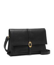 COCCINELLE DORIAN Bolso de hombro de piel martillada. negro - Bolsos Mujer - 2
