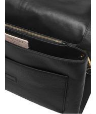 COCCINELLE DORIAN Bolso de hombro de piel martillada. negro - Bolsos Mujer - 3