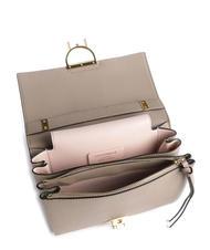 COCCINELLE ARLETTIS Bolso de mano de piel martillada topo cálido - Bolsos Mujer - 4