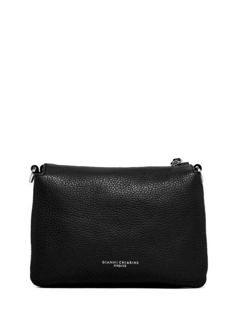 THREE  Mini bolso bandolera, en piel. negro - Bolsos Mujer