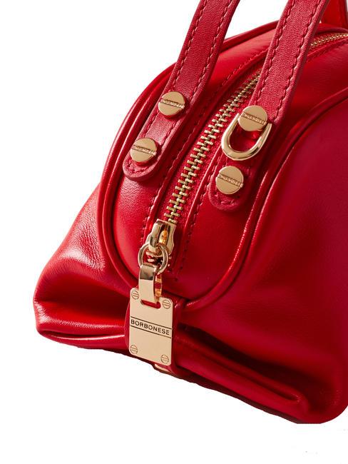 SEXY Bolso micro bandolera, en piel. cereza - Bolsos Mujer