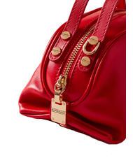 BORBONESE SEXY Bolso micro bandolera, en piel. cereza - Bolsos Mujer - 3