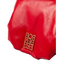 BORBONESE COUCH SMALL Bolso bandolera, en piel. cereza - Bolsos Mujer - 3