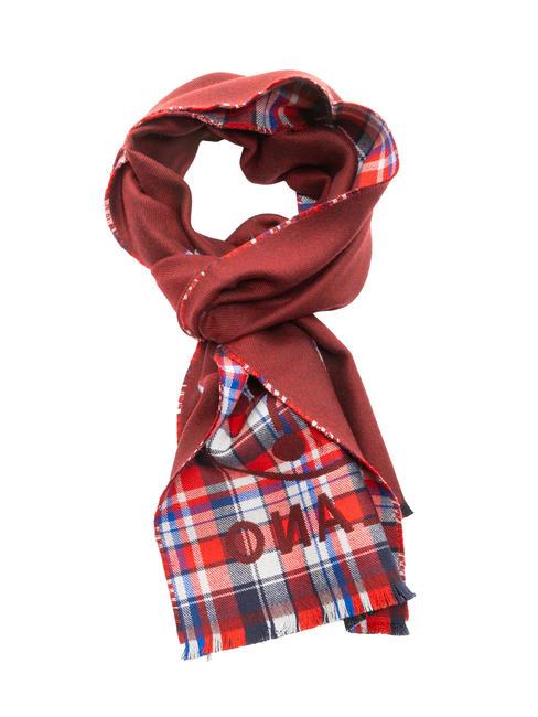 MILANO Bufanda de lana borgoña - Bufandas