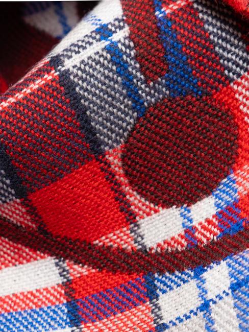 MILANO Bufanda de lana borgoña - Bufandas