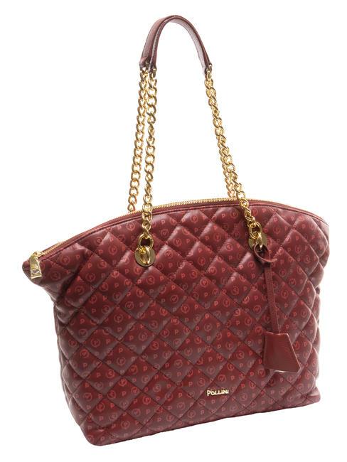 HERITAGE Quilted Comprador de hombro borgo&ntilde;a - Bolsos Mujer