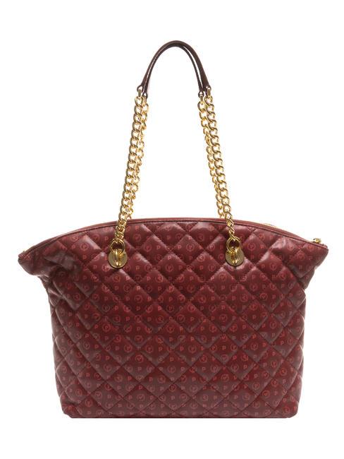 HERITAGE Quilted Comprador de hombro borgo&ntilde;a - Bolsos Mujer