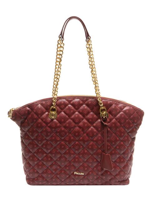 HERITAGE Quilted Comprador de hombro borgo&ntilde;a - Bolsos Mujer
