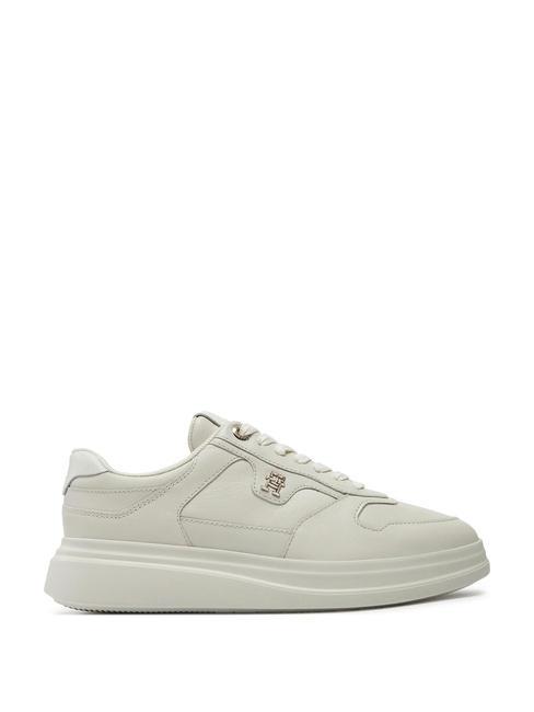 LUX POINTY COURT  Zapatillas de piel blanco antiguo - Zapatos Mujer