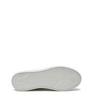 TOMMY HILFIGER LUX HARDWARE COURT  Zapatillas de piel blanco antiguo - Zapatos Mujer - 5