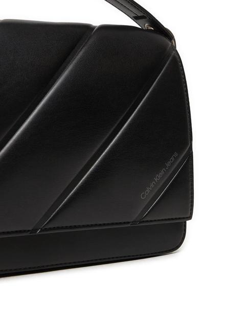 LINE QUILT  Bolso de mano, con bandolera pvh negro - Bolsos Mujer