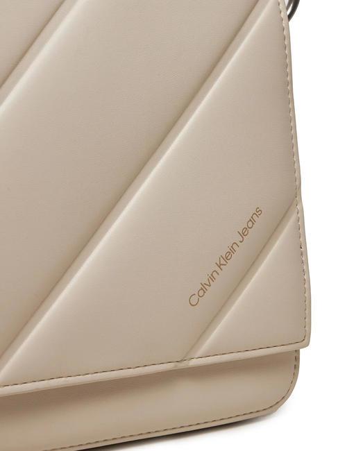 LINE QUILT  Bolso de mano, con bandolera c&aacute;scara de huevo - Bolsos Mujer