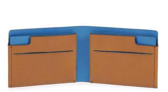 Cartera BAGMOTIC Cuero / Azul - Carteras Hombre