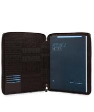 PIQUADRO Portapapeles L&iacute;nea CARY, en cuero. MORO - Fundas para tablet & Organizer - 2