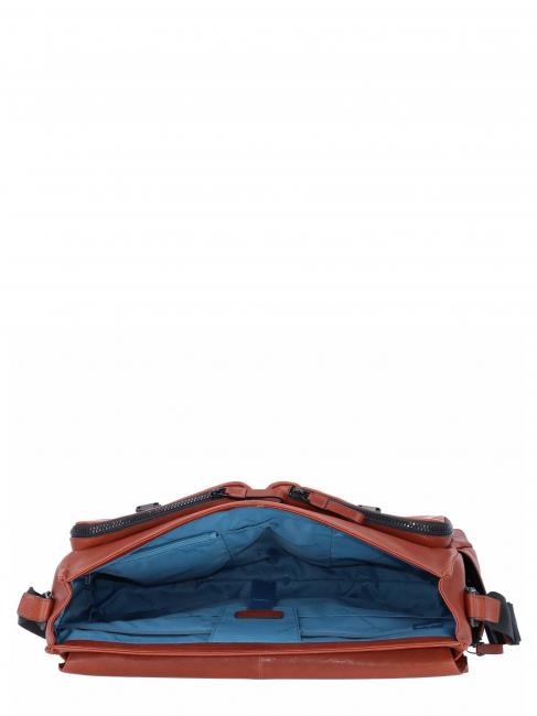 CAMPIONARIO - HARPER Malet&iacute;n para port&aacute;til de 15,6", en piel CUERO - Maletines de Trabajo