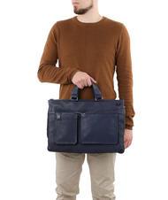 PIQUADRO CAMPIONARIO - TALLIN Mochila para port&aacute;til 15 " azul - Maletines de Trabajo - 7