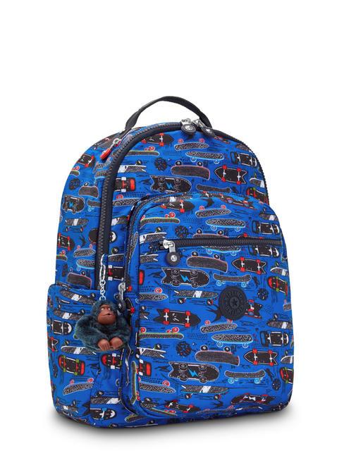 SEOUL KIDS Mochila para portátil de 15" nuevo scate imprimir pequeño - Mochilas Escuela & Tiempo Libre