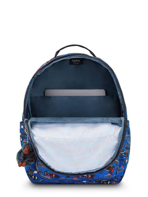 SEOUL KIDS Mochila para portátil de 15" nuevo scate imprimir pequeño - Mochilas Escuela & Tiempo Libre